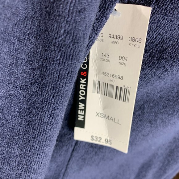 New York & Company NWT XS X Small Navy Jacket - Picture 3 of 6